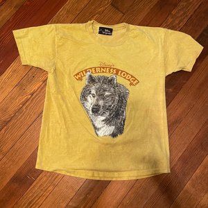Vintage 90s Disney Wilderness Lodge Wolf Tee